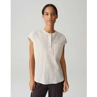 OPUS Kurzarmbluse FAMALI aus BCI Cotton