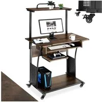 tectake Schreibtisch Fife (1-St., 1 tlg), Funktionaler Schreibtisch im kontrastreichen Industrial Style