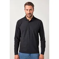 JP1880 Poloshirt Langarm-Poloshirt mit Biobaumwolle