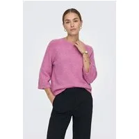 ONLY Strickpullover ONLSIMONI 3/4 PULLOVER KNT NOOS Materialmix, regular fit