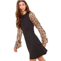 LIPSY Jerseykleid Lipsy Bleistiftkleid mit Animal-Print (1-tlg)