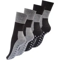 Vincent Creation® Socken Stoppersocken (4-Paar) mit ABS-Sohle