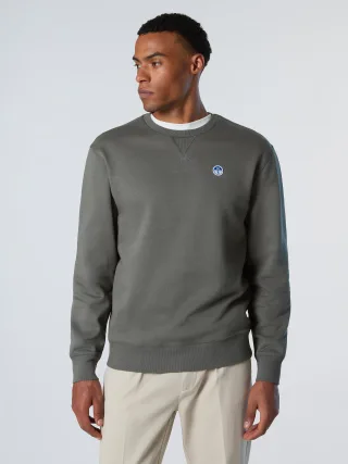 North Sails Sweatshirt Mit North Sails Aufnäher