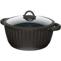 RESTO Kitchenware Bratentopf Ascella, Schmortopf antihaftbeschichtet und spülmaschinenfest, Aluminiumguss (2-tlg), Geeignet für alle Herdarten, auch Induktion, im Geschenkkarton