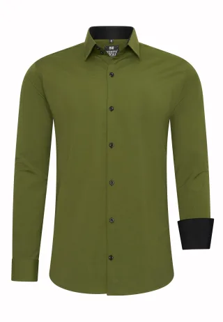 Business Hemd S - 6XL Slim Fit Premium Cotton-Stretch