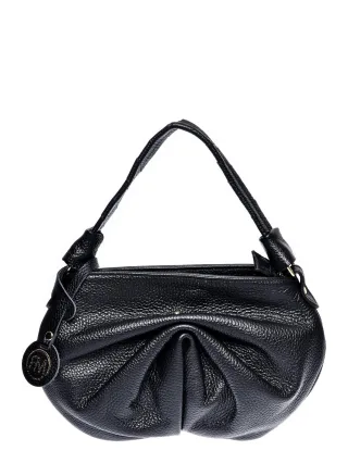 Roberta M Schwarz Rindsledertasche