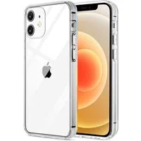 CoolGadget Handyhülle Silikon Handy Hülle Slim für Apple iPhone 12 Mini 5,4 Zoll, dünne TPU Schutzhülle Case in transparent / durchsichtig