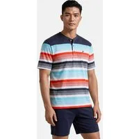 Hajo Pyjama Klima Komfort (Set, 2 tlg) Schlafanzug - Baumwolle - Atmungsaktiv