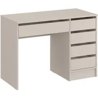 KOMTO Schreibtisch KOMTO Schreibtisch mit 5 Schubladen – Arbeitstisch PLIO 110x53x78,5 cm