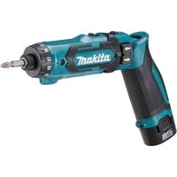 Makita Akku-Schrauber DF012DSE, 650 U/min, 5,6 Nm, inkl. integrierter Akku, Ladegerät und Aufbewahrungskoffer