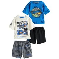Next Pyjama 2er-Pack kurze Schlafanzüge, Hot Wheels (4 tlg)