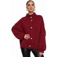Worldclassca Cardigan WORLDCLASSCA Damen Cardigan Oversize Strickjacke mit Knöpfen Fashion Neue Kollektion - Stilvolle und gemütliche Strickmode für Damen