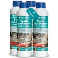 HOTREGA® Spülmaschinenreiniger Systempflege Entkalker Pflege Reiniger x 250ml Küchenreiniger