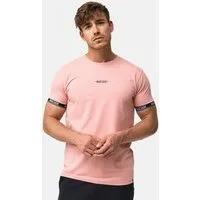 Indicode T-Shirt Herren Lutzy Shirt Tee Herrenshirt mit dezentem Logoprint auf der Brust