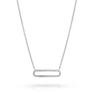 Orphelia 'Charm' Halskette für Damen aus 925er Sterlingsilber – Silber ZK-7563
