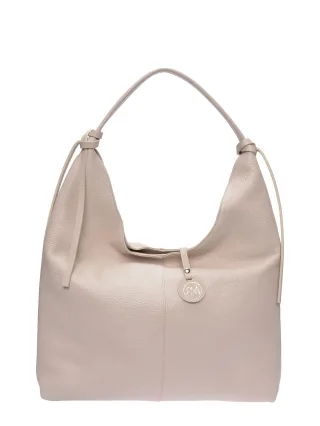 Roberta M Beige Rindsledertasche