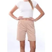 fashionshowcase Shorts kurze Hose Damen Jogger Pants mit Kordelzug und elastischem Bund