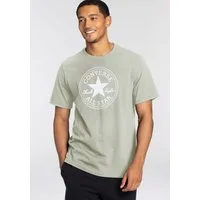 Converse T-Shirt CONVERSE GO-TO ALL STAR PATCH STANDARD-FIT T-SHIRT mit Rundhalsausschnitt, Kurzarm-Design, aus Baumwolle