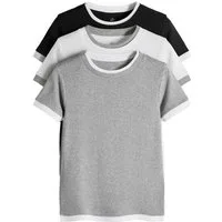 The Set T-Shirt The Set Doppellagiges T-Shirt, 3er-Pack (3-tlg)