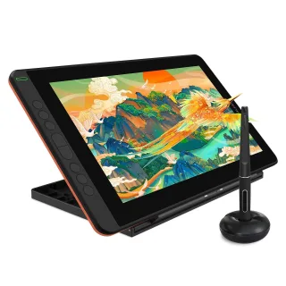 HUION KAMVAS 12 Drawing Tablet with Stand Full Laminated Digital Art Graphics Tablet with Adjustable Stand and Battery-F