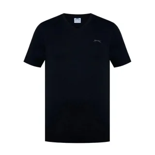 Slazenger - T-Shirt für Herren, Baumwolle (Schwarz)