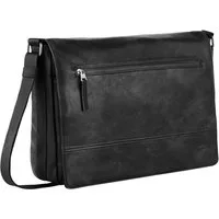 camel active Messenger Bag Traces, aus Lederimitat, funktional mit vielen Fächern & hochwertigem Gurtband