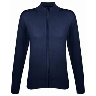 SOLS Damen/Damen Gordon Strickjacke mit durchgehendem Reißverschluss (Navy)
