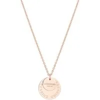Liebeskind Berlin Kette mit Anhänger Schmuck Geschenk Edelstahl Halskette Logo Basic Kreis