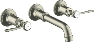 Hansgrohe 3-Loch Waschtischarmatur Axor Montreux Wand Fertigset Hebelgriff BN, 16534820 , 16534820 16534820