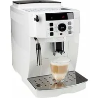 De'Longhi Kaffeevollautomat Magnifica S ECAM21.118.W - Milchaufschäumdüse für Cappuccino, Weiß, Einfache Bedienung, automatische Reinigung, Kegelmahlwerk (13-stufig)