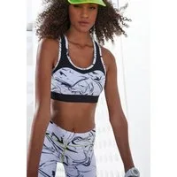 LASCANA ACTIVE Funktionsshirt Black Marble Sporttop mit Racerback und Mesh