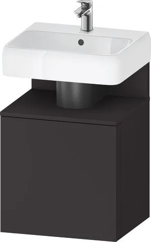 Duravit Qatego Waschtischunterbau wandhängend Graphit Supermatt 490x420x645 mm - QA4077R80800000 QA4077R80800000
