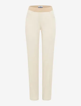 BRAX - Hose - PAMINA 6/8 beige - Gr. - 36