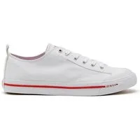 Diesel Low Top Canvas Sneaker - S-ATHOS LOW T1003 Weiß Sneaker