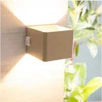 Brilliant Außen-Wandleuchte Iseo - portable Akkuleuchte inkl. Magnetplatte, Abschaltautomatik, Bewegungsmelder, Ein-/Ausschalter, USB-Ladefunktion, LED fest integriert, Warmweiß, Akku, 300 lm, 3000 K, USB, schwarz, mobile Außenlampe, Wandlampe