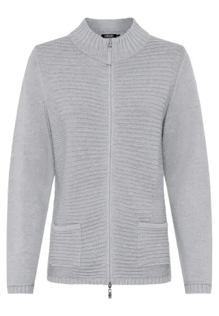 Olsen - Cardigan Long Sleeves Pearl Grey Mel. - Gr. - 36
