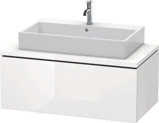 Duravit L-Cube Konsolenwaschtischunterbau wandhängend Weiß Hochglanz 1020x547x400 mm - LC581402222 LC581402222
