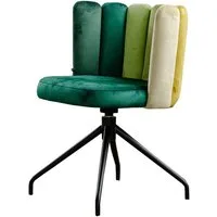 KAWOLA Esszimmerstuhl JADA Polsterstuhl - Bequemer Samt Stuhl - Drehbar (1 St), Eleganter Samtbezug. Velvet. Designstuhl. Stabil. Komfortabel