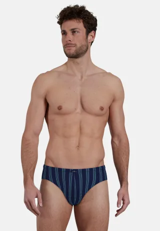 götzburg bodywear - Wäsche Männlich blau-dunkel-streifen - Gr. - 7
