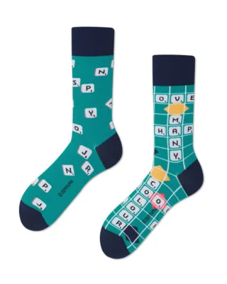 many mornings - Socken - Scrabble grün - Gr. - 42
