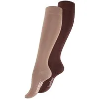 Vincent Creation® Kniestrümpfe (4-Paar) mit handgekettelter Spitze