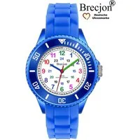 Brecjon Quarzuhr Kinder Armbanduhr Lernuhr 5ATM Silikon, kostenloser Versand
