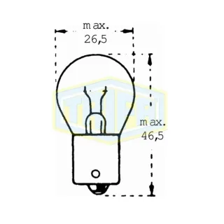 Auto-Lampe 12V 18WS