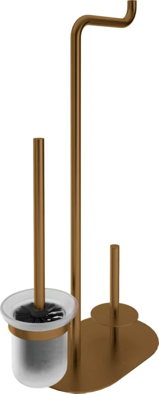 Neuesbad Serie 600 3-Funktionen WC Papierhalter, Bronze gebürstet NB1DEADIC7321