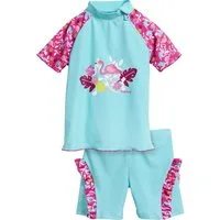 Playshoes Badeanzug UV-Schutz Bade-Set Flamingo
