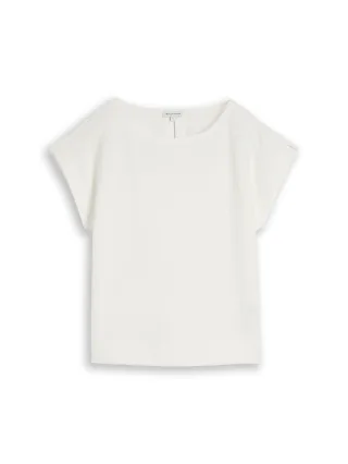 Tom Tailor - Loose Fit T-Shirt whisper white - Gr. - L