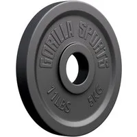 GORILLA SPORTS Hantelscheibe Hantelscheibe Olympia Gusseisen 50/51 mm, 5 kg, (1-tlg)