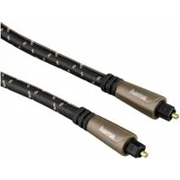Hama HQ 5* Toslink-Kabel 3m LWL Lichtleiter-Kabel Audio-Kabel, (300 cm), 3m Lichtleiter-Kabel mit ODT-Stecker optisch Digital SP/DIF Toslink