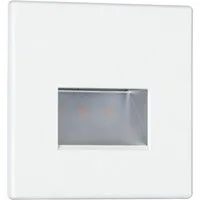 Paulmann LED Einbauleuchte LED Wandeinbauleuchte Edge Quadro 1,2W 25lm 230V, LED fest integriert, Warmweiß