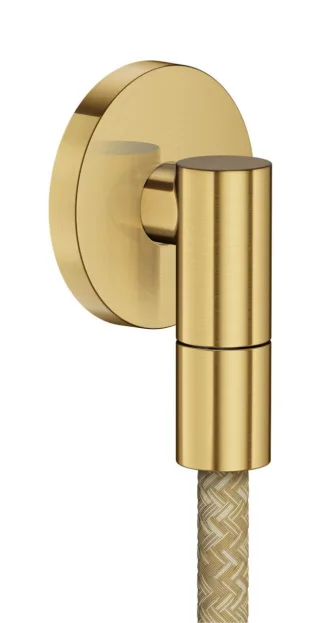 Hansgrohe Wandanschluss Axor Wall outlet Fine rund G1/2" brushed gold optic, 36737250 36737250